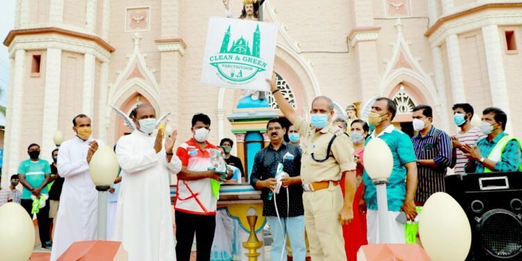 ക്ലീൻ & ഗ്രീൻ പദ്ധതിയുമായി പരുത്തിയൂർ ഇടവക