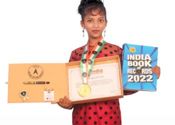 നാഷണൽ ബുക്ക് ഓഫ് റെക്കോർഡിൽ ഇടം നേടി ലിദിയ