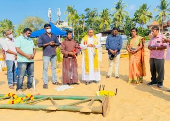 മെത്രാഭിഷേകം : പന്തൽ കാൽനാട്ടുകർമ്മം നടന്നു