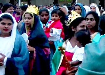 പരി. മറിയത്തിന്റെ വിവിധ പ്രത്യക്ഷീകരണത്തെ പരിചയപ്പെടുത്തി പുതിയതുറയിൽ ജനനതിരുനാൾ ആഘോഷിച്ചു.