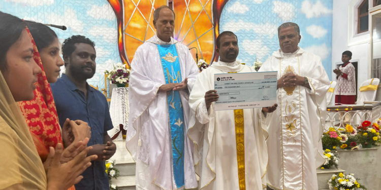 ആഴാകുളം ഇടവകയിൽ കടലോർമ്മ ദിനത്തിൽ ഭവന സഹായ പദ്ധതിക്ക് തുടക്കമായി