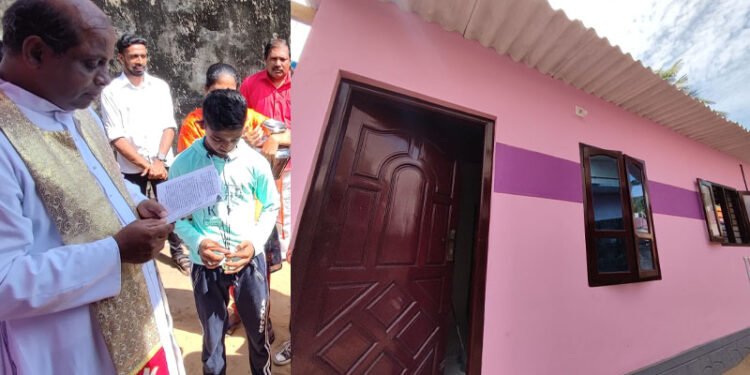 വലിയതുറ ഇടവക കെ.സി.വൈ.എം. ക്രിസ്തുമസ് സമ്മാനമായി ഒരു നിർധന കുടുംബത്തിന്‌ നൽകിയത് സ്വപ്നഭവനം.