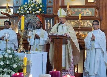 മാഹി അമ്മത്രേസ്യ തീര്ഥാടനകേന്ദ്രത്തിന് ബസിലിക്ക പദവി: കൃതജ്ഞതാ ബലിയർപ്പണം നടത്തി