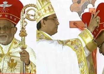 മാര്‍ റാഫേല്‍ തട്ടില്‍ പിതാവ് സീറോ മലബാര്‍ സഭയുടെ മേജര്‍ ആര്‍ച്ച് ബിഷപ്പായി അഭിഷിക്തനായി