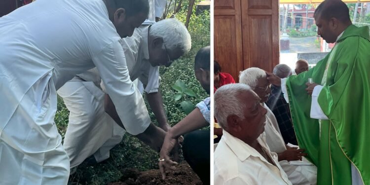 ആത്മവൃന്ദാവൻ: ആഴാകുളം ഇടവകയിൽ ഔഷധ ച്ചെടികൾ നട്ടുപിടിപ്പിച്ച് രോഗിദിനം ആചരിച്ചു.