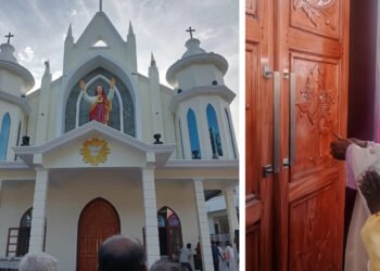 അപ്പവും വീഞ്ഞും യേശുവിന്റെ തിരുശരീര രക്തങ്ങളാകുന്നയിടമാണ്‌ ദേവാലയം: കോലിയകോട് സെന്റ്. ആന്റണീസ് ദേവാലയം ആർച്ച്ബിഷപ് തോമസ് ജെ. നെറ്റോ ആശീർവദിച്ചു