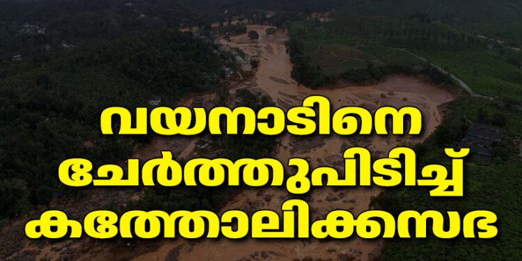 വയനാടിനെ ചേർത്തുപിടിച്ച് കത്തോലിക്കസഭ