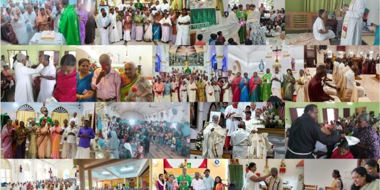 മുത്തശ്ശീമുത്തശ്ശന്മാർക്കും വയോധികർക്കും വേണ്ടിയുള്ള നാലാം ലോക ദിനം അതിരൂപതയിൽ സമുചിതം ആചരിച്ചു.