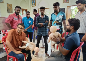 നെല്ലിയോട് ഇടവകയിൽ ഫസ്റ്റ് എയ്ഡ് ട്രെയിനിങ് സംഘടിപ്പിച്ചു.