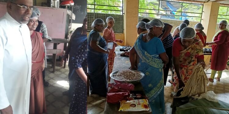 വയനാടിന്‌ താങ്ങാകാൻ ബിരിയാണി ചലഞ്ച് നടത്തി കാരയ്ക്കാമണ്ഡപം ഇടവകയിലെ സ്വയം സഹായസംഘങ്ങൾ