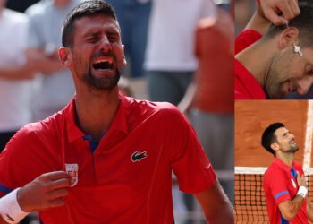 പാരിസ് ഒളിംപിക്‌സ്; കുരിശ് വരച്ച് ടെന്നിസ് ഫൈനലിൽ സുവര്‍ണ്ണ മെഡല്‍ സ്വന്തമാക്കിയ ജോക്കോവിച്ചിന്റെ സാക്ഷ്യം