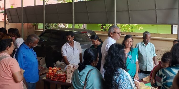 ഓണം വിപണന മേള സംയുക്തമായി നടത്തി വട്ടിയൂര്‍ക്കാവ് ഇടവകയിലെ സാമൂഹ്യ ശുശ്രൂഷ കെ.എൽ.എം.