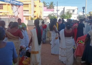 സാമുഹ്യ ശുശ്രൂഷ സമിതിയുടെ കീഴിൽ തുത്തൂർ ഫൊറോനയിൽ സ്വയം സഹായ സംഘങ്ങളുടെ നേതൃത്വത്തിൽ ഓണം വിപണനമേള