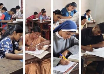 ആറ് മണിക്കൂറിൽ സമ്പൂർണ്ണ ബൈബിൾ കൈയ്യെഴുത്ത്പ്രതി; വിസ്മയം തീർത്ത് വലിയതുറ ഇടവക