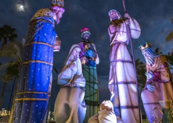 ലോകത്തിലെ ഏറ്റവും വലിയ തിരുപ്പിറവി ദൃശ്യം വീണ്ടും സ്പെയിനില്; അഞ്ചുനില കെട്ടിടത്തിന്റെ ഉയരം