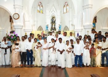 പ്രോ-ലൈഫ് കുടുംബങ്ങളിലെ കുഞ്ഞുങ്ങളുടെ മാമോദീസ ക്രിസ്തുദാസ് പിതാവിന്റെ കാർമികത്വത്തിൽ നടന്നു.