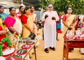 സാമൂഹ്യ ശുശ്രൂഷ തൂത്തൂർ ഫെറോന ക്രിസ്തുമസ് വിപണന മേള നടത്തി