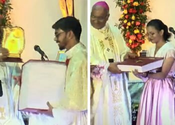 4 മണിക്കൂറിൽ സമ്പൂർണ ബൈബിൾ പകർത്തിയെഴുതി വിഴിഞ്ഞം ഇടവക