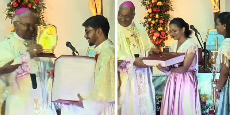 4 മണിക്കൂറിൽ സമ്പൂർണ ബൈബിൾ പകർത്തിയെഴുതി വിഴിഞ്ഞം ഇടവക