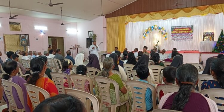 കഴക്കൂട്ടം ഫൊറോന സാമൂഹ്യ ശുശ്രൂഷ സമിതി വിവിധ മതസ്ഥരുമായി ഐക്യ സ്രിതുമസ് ആഘോഷം സംഘടിപ്പിച്ചു