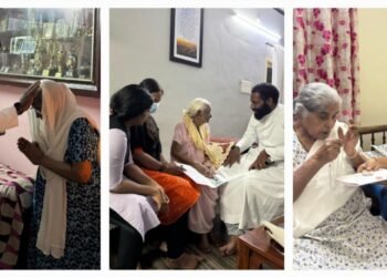 പേട്ട ഇടവക കെ.സി.വൈ.എം. അംഗങ്ങൾ ആഗോള രോഗിദിനത്തിൽ ഇടവകയിലെ രോഗികളെ സന്ദർശിച്ചു