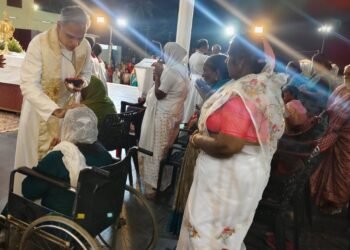 കണ്ണാന്തുറ ഇടവകയിൽ കുടുംബ പ്രേക്ഷിത ശിശ്രൂഷ സമിതിയുടെ നേതൃത്വത്തിൽ രോഗിദിനം ആചരിച്ചു