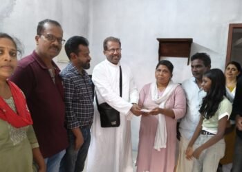 പേട്ട ഫൊറോനാ അൽമായ ശുശ്രുഷ സമിതി ഭവന പദ്ദതിക്ക് സാമ്പത്തിക സഹായം നൽകി