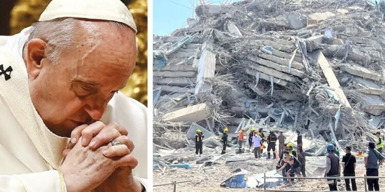 മ്യാൻമറിലും തായ്‌ലൻഡിലും ഉണ്ടായ ദുരന്തത്തില്‍ അനുശോചനം അറിയിച്ച് ഫ്രാന്‍സിസ് പാപ്പ