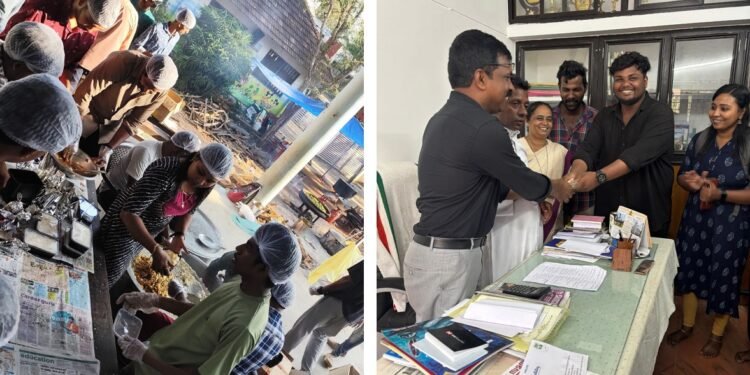 സ്കൂൾ നിർമാണ ഫണ്ട് സ്വരൂപണത്തിന്‌ പാലപ്പൂര് KCYM-ന്റെ നേതൃത്വത്തിൽ ബിരിയാണി ചലഞ്ച് നടത്തി