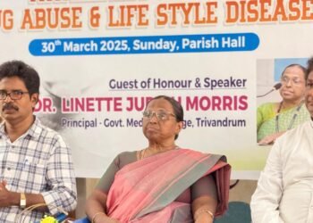 ലഹരിക്കെതിരെയും ജീവിതശൈലി രോഗങ്ങളെപ്പറ്റിയും ബോധവൽക്കരണ ക്ലാസ് സംഘടിപ്പിച്ച് കെ.സി.വൈ.എം. പേട്ട ഇടവക