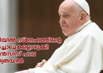 ഭൂമിയില്‍ സ്‌നേഹത്തിന്റെ നീര്‍ച്ചാലുകളൊഴുക്കി ഫ്രാന്‍സിസ് പാപ്പ നിത്യതയില്‍