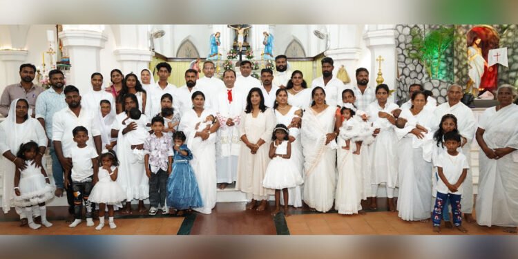 പ്രോ-ലൈഫ് കുടുംബങ്ങളിലെ കുഞ്ഞുങ്ങളുടെ ജ്ഞാനസ്നാനം ക്രിസ്തുദാസ് പിതാവിന്റെ കാർമികത്വത്തിൽ നടന്നു