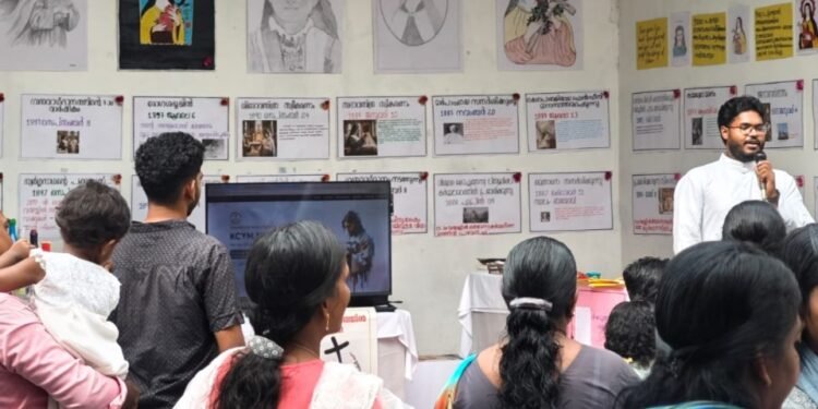 വിശുദ്ധ കൊച്ചുത്രേസ്യയുടെ ജീവിതം വരച്ചുകാട്ടി നെല്ലിയോട് ഇടവക