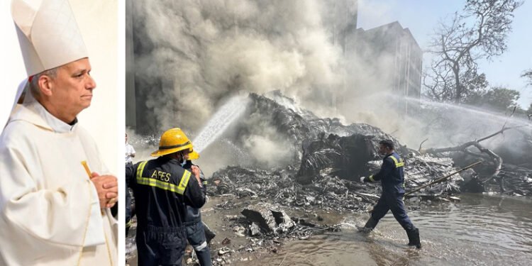 അഹമ്മദാബാദ് വിമാനപകടം; ദുരന്തബാധിതരെ ദൈവകരുണയിലേക്ക് സമർപ്പിച്ച് ലെയോ പതിനാലാം പാപ്പ