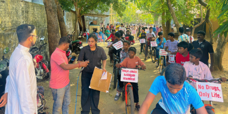 ‘ലഹരിക്കെതിരെ കൈകോർക്കാം’; മുക്തിമാസാചരണവുമായി വലിയതുറ സാമൂഹ്യ ശുശ്രൂഷ