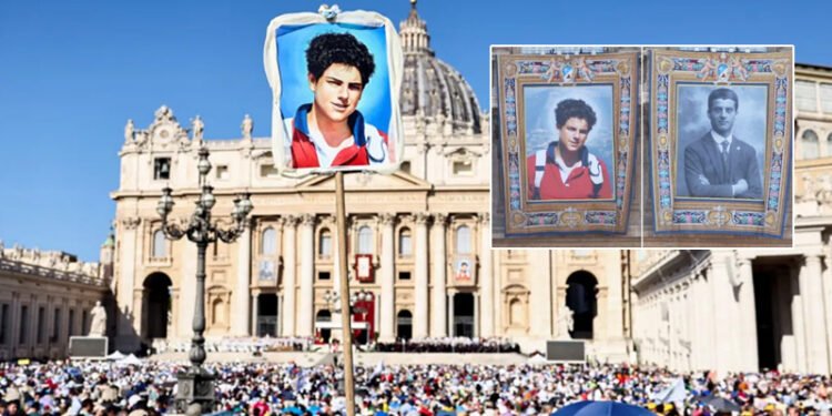 പതിനായിരങ്ങള്‍ സാക്ഷി; കാര്‍ളോയും ഫ്രസ്സാത്തിയും ഇനി തിരുസഭയിലെ വിശുദ്ധര്‍