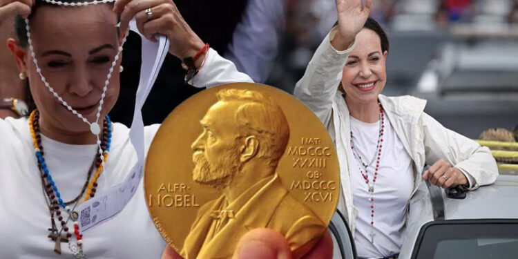 സമാധാന നൊബേൽ പുരസ്കാര ജേതാവ്  മരിയ മചാഡോ; ജപമാലയുമായി പൊതുവേദികളില്‍ എത്തുന്ന നേതാവ്