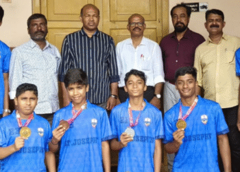 തിരുവനന്തപുരം സെൻറ് ജോസഫ് സ്കൂൾ തുടർച്ചയായി നാലാം വർഷവും ജിംനാസ്റ്റിക്സിൽ സംസ്ഥാന ചാമ്പ്യന്മാർ; 9 വിദ്യാർഥികൾ ദേശീയ സ്കൂൾ ഗെയിംസിൽ