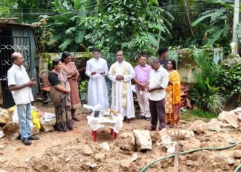 ജൂബിലി ഭവന നിർമ്മാണ പദ്ധതി: നാല് പുതിയ ഭവനങ്ങൾക്ക് തറക്കല്ലിട്ടു