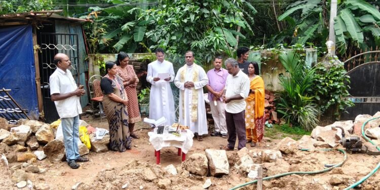 ജൂബിലി ഭവന നിർമ്മാണ പദ്ധതി: നാല് പുതിയ ഭവനങ്ങൾക്ക് തറക്കല്ലിട്ടു