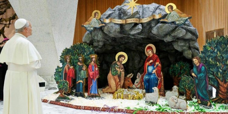 പുൽക്കൂട് നിശബ്ദതയുടെയും പ്രാർത്ഥനയുടെയും ആവശ്യകത ഓർമ്മിപ്പിക്കുന്നു: ലെയോ പാപ്പ