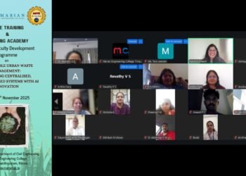 മരിയൻ എഞ്ചിനീയറിംഗ് കോളേജിൽ AICTEയുടെ ധനസഹായത്തോടെ ദേശീയതലത്തിൽ ഓൺലൈൻ വർക്ക്ഷോപ്പ് നടന്നു