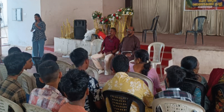 വഴയില ഇടവക വിദ്യാഭ്യാസ ശുശ്രൂഷ സമിതി ലഹരി വിരുദ്ധ ബോധവൽക്കരണ ക്ലാസ് സംഘടിപ്പിച്ചു