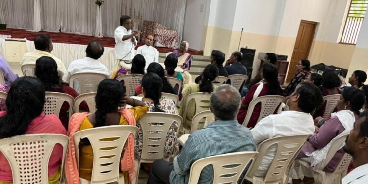 പേട്ട ഫെറോന സാമൂഹ്യ ശുശ്രൂഷ സമിതിയുടെ ആഭിമുഖ്യത്തിൽ വാർഡ് സഭ പരിശീലനം സംഘടിപ്പിച്ചു