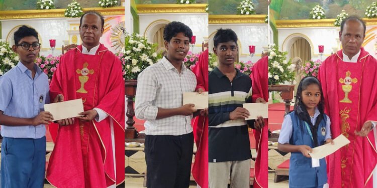 പൂന്തുറ ഇടവകയിൽ വിദ്യാഭ്യാസ സമിതി സാന്തോം സ്കോളർഷിപ്പ് വിതരണം ചെയ്തു
