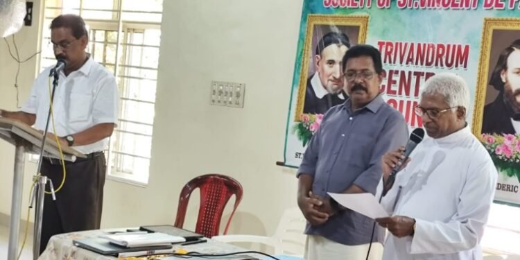 സെന്റ്. വിൻസെന്റ് ഡി പോൾ തിരുവനന്തപുരം സെൻട്രൽ കൗൺസിലിന് പുതിയ നേതൃത്വം