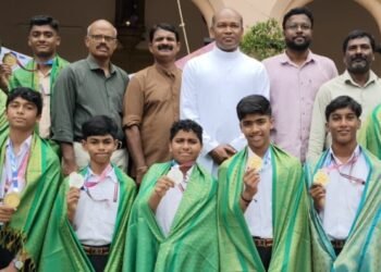 തിരുവനന്തപുരം സെൻറ് ജോസഫ് സ്കൂൾ തുടർച്ചയായി അഞ്ചാം വർഷവും ജിംനാസ്റ്റിക്‌സിൽ സംസ്ഥാന ചാമ്പ്യന്മാർ