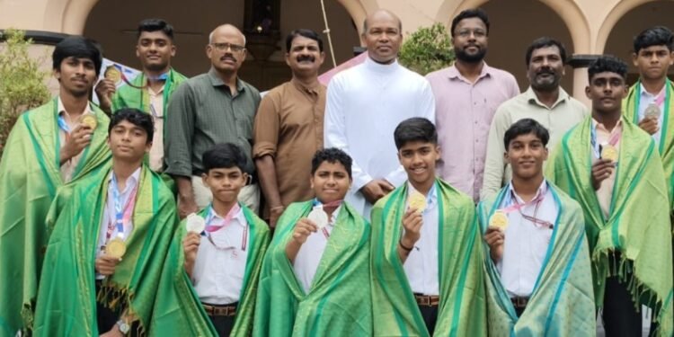 തിരുവനന്തപുരം സെൻറ് ജോസഫ് സ്കൂൾ തുടർച്ചയായി അഞ്ചാം വർഷവും ജിംനാസ്റ്റിക്‌സിൽ സംസ്ഥാന ചാമ്പ്യന്മാർ